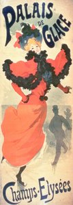 氷の宮殿、シャンゼリゼ、パリ、1894 作： Jules Cheret